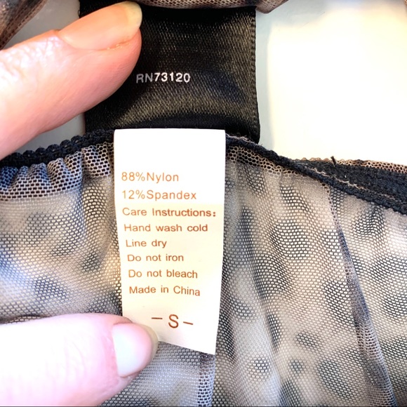 SOLD 🛑 Frederick’s | Leopard Print Lace Lingerie - Picture 6 of 7